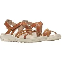 Merrell Harbor Backstrap (Vollnarbenleder) braun/beige Damen Sandale
