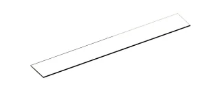 Keuco Glasabl. Ersatzteil SPS 90110 775x118x6mm, 90110000023 90110000023