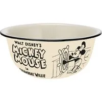 Geda Labels GmbH Müslischale Mickey in Steamboat Willie Vintage, Keramik, (1-tlg), Beige, 600 ml, spülmaschinengeeignet