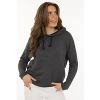 Zwillingsherz Hoodie "Moin" Kapuze, Kordelzug, Langarm, maritimer Schriftzug