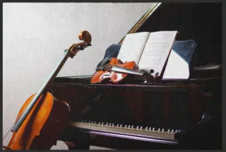 Fussmatte Musik 6286 | Größe: 60 cm x 45 cm