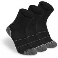 Skechers Arbeitssocken Socken Herren Damen 39-42 Multi Pack mit Mesh Belüftungstechnologie (3er, 6er und 12er Pack) Robustes Material und bequemer Tragekomfort - Fußgewölbe-Unterstützung