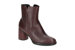 Ecco 22261301385 Damen Stiefeletten Rot - fig, elegante Ankle Boots