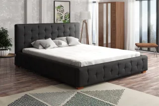 Polsterbett Bett Doppelbett COMO (Set 2) Stoff 120x200cm