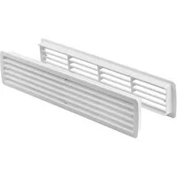 MS Beschläge Lüftungsgitter Kunststoff Türgitter 457x92mm Belüftungsgitter