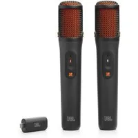 JBL Mikrofon EasySing Mics Mikrofon für Club 120, Stage 320, Partybox 520 und 720, 2 kabellose,KI-gesteuerte Karaoke-Mics mit Stimmentfernung in Echtzeit