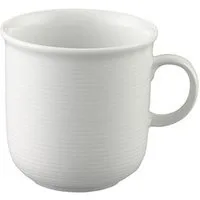 Thomas Becher Henkelbecher 0,28 l Trend Weiss, Porzellan, 280ml, Porzellan, mikrow.- & spülm.sicher, weiß