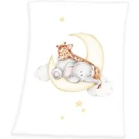 Babydecke Sleeping on the Moon, Baby Best, mit liebevollem Motiv