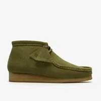 Clarks Clarks - Wallabee Boot Green Sde - Grün Stiefel