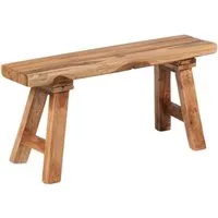 CREEDWOOD Sitzbank SITZBANK "PALMA", Massivholz, 84cm, Flurbank, Blumenbank natur