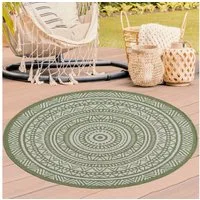 TeppichHome24 Outdoorteppich, Rund