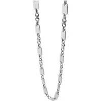 Adelia´s Kette ohne Anhänger Halskette – Plattenkette aus Edelstahl 60 cm, Geschenkidee: zeitlos und vielseitig