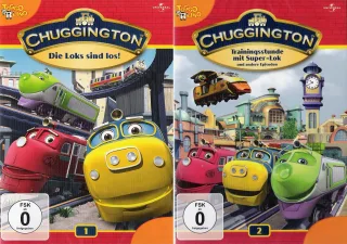 Chuggington - Die Loks sind los! & Trainingsstunde mit Super-Lok - Vol. 01 & 02 (DVD)