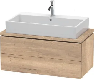 Duravit L-Cube Konsolen-Waschtischunterbau wandhängend compact 920x477x400 Front: Ei LC580805555