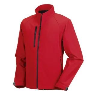 Russell Herren wasser- und winddichte Softshell-Jacke (klassisches Rot)