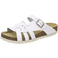 AFS-Schuhe 212210 Kralle Pantolette für Damen mit Fußbett, bequeme Sandalen aus Leder