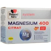 Queisser Pharma GmbH & Co. KG DOPPELHERZ Magnesium 400 Citrat system Granulat Granulat
