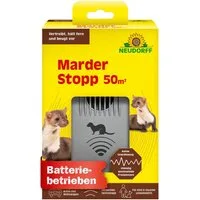 Neudorff Vergrämungsmittel MarderStopp deckt 50m² ab, Vertreibt Marder sofort und dauerhaft, Marderschreck mit Anti Gewöhnungseffekt, für Autos, Wohnwagen, Dachböden und Garagen