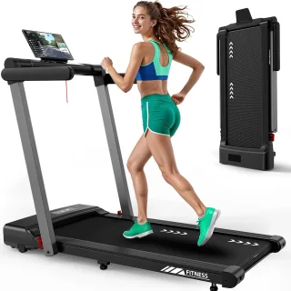 [EU Direct] Bominfit FT50 4-in-1 Smart Walking Pad Treadmill with Dual LED Display - Top Speed 12km/h, 2.5HP Quiet Motor