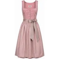 Falkenrieder Dirndl Damen Midi Trachtenkleid inkl. Trachtenrock mit praktischer Rocktasche (Das Set enthält Oberteil, Schürze und Rock) Dirndlkleid mit 60cm Dirndlschürze - Für dein Oktoberfest Damen Outfit
