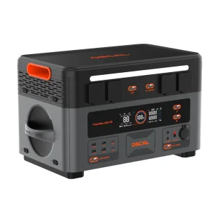 Blackview OSCAL PowerMax 2400SE PM2400 SE Rugged Power Station 2016Wh 2400W LiFePO4 Battery Pack Power Bank with 14 Outp
