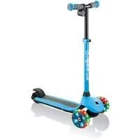 One K E-Motion Plus 4 Plus, E-Scooter hellblau, mit Leuchtrollen