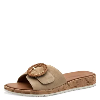 Tamaris - Da.-Pantolette tan - Gr. - 36