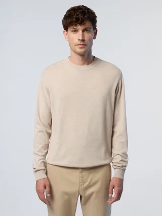 North Sails Pullover Rundhalsausschnitt mit Logo-Etikett