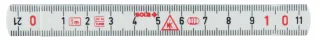KS Tools Kunststoff-Gliedermaßstab, weiß, 1m weiß - 300.0066