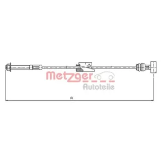 Metzger Bremsseil vorne Ford Fiesta Courier KA Puma Mazda 121