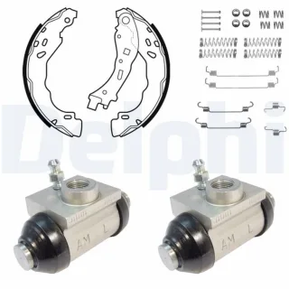 Delphi Bremsbacken vormontiert hinten Citroen C3 C4 Ds3 DS Ds