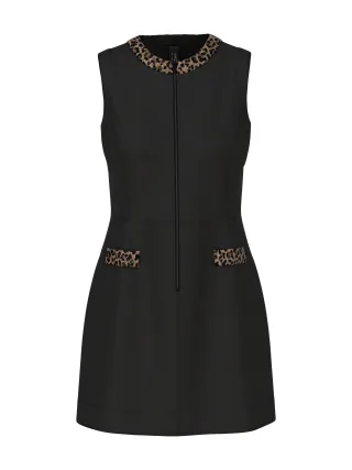 Marc Cain Sports - Ärmelloses Kleid Knitted in Germany black - Gr. - 36