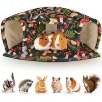 Ledander Tierhaus Meerschweinchenversteck,Großes,Meerschweinchen-Spielzeuge, warmes Häuschen, waschbarer Tunnel,für kleine Haustiere wie Mäuse