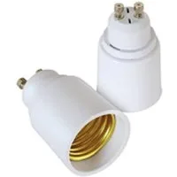 Provance Lampenfassung 2 x Adapter Lampensockel Sockeladapter GU10 auf E27, (Set, 2-St)