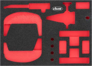 VIGOR Weichschaum-Einlage, leer, V7261-L