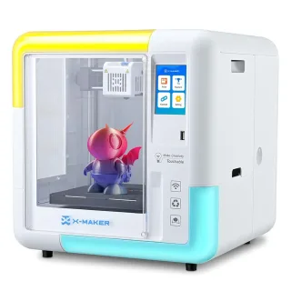 AOSEED X-MAKER Children's 3D Printer High Precision 0.1/0.05mm Ultra Silent <50dB Wireless Smart One-Press Printing WiFi