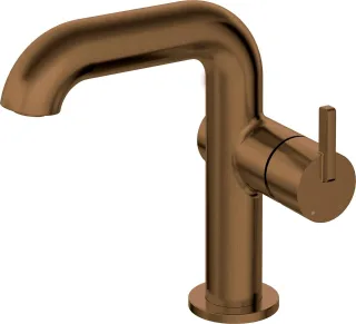 Neuesbad Serie 600 Waschtischarmatur mit geradem Auslauf ohne Ablaufgarnitur, bronze gebürstet NB1BQS_C24M1