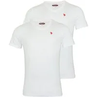 U.S. Polo Assn. T-Shirt Shirt 2 Pack T-Shirts V-Neck Shortsleeve (2-tlg., 2)