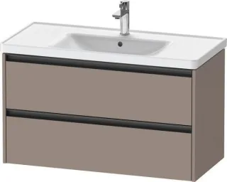 Duravit Ketho.2 Waschtischunterbau wandhängend Basalt Matt 984x455x549 mm - K25284043430000 K25284043430000
