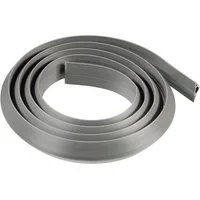 Hama Kabelkanal Flexibler Kabelkanal, 180 x 3 x 1 cm, PVC, Grau, selbstklebend, halbrund, plastikfrei, universell kürzbar