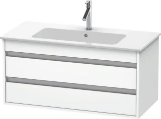 Duravit Ketho Waschtischunterbau wandhängend Weiß Matt 1000x475x480 mm - KT643001818 KT643001818