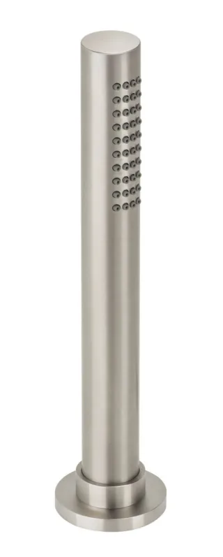 Herzbach Design iX Schlauchbrausegarnitur, Stabhandbrause rund Edelstahl , 17.225600.1.09 17.225600.1.09