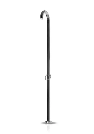JEE-O original shower 01 freistehende Dusche, edelstahl gebürstet, 100-6100 100-6100