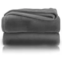 Wohndecke Premium Super Soft Flanell Kuscheldecke Sofadecke, heimtexland, super weich und flauschig, Allergiker geeignet, atmungsaktiv