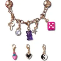 Crocs Schuhanstecker Jibbitz™ "Custom Charm Chain" (Set, 5-tlg., Kein Spielzeug. Nicht für Kinder unter 3 Jahren geeignet), Schuh-Dekoration mit Charm-Kette und Anhängern