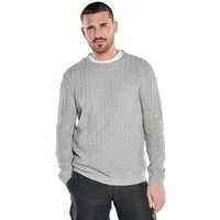 emilio adani Rundhalspullover Herren Rundhals Pullover, Gruen