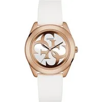 Guess Quarzuhr G TWIST W0911L5, Armbanduhr, Damenuhr, analog, Silikonarmband