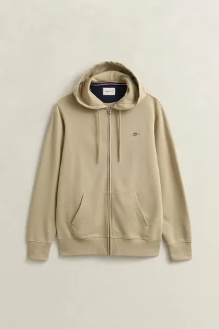 GANT - Shield Sweatjacke oat beige - Gr. - L