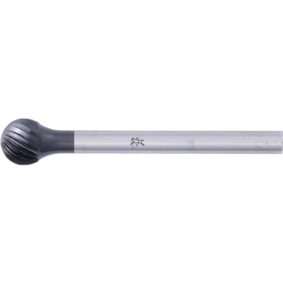 PFERD TOOLS Hartmetall Hochleistungsfrässtift Kugel KUD Ø 06x05mm Schaft-Ø 3mm Z5 HICOAT beschichtet universal fein - 21213054