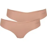 sloggi String Hipstring Zero Microfibre saumlos, leicht, unsichtbar unter Kleidung, im 2er Pack
